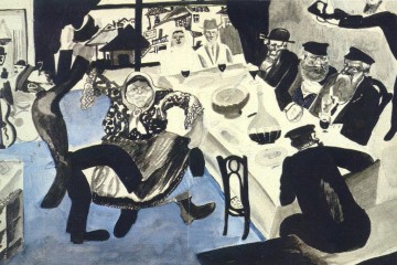 Mariage juif contemporain Marc Chagall Peinture à l'huile